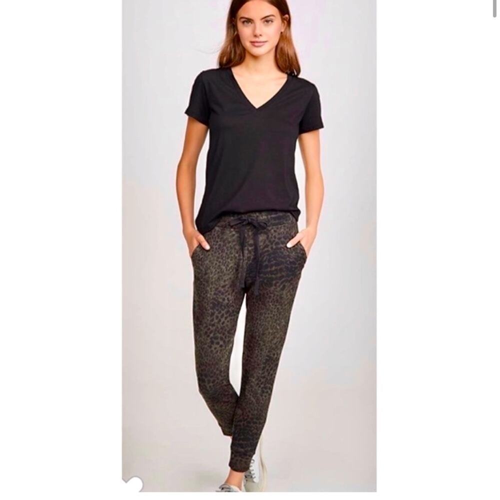 Sundry Leopard Print Joggers.